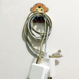Wall Hangers Animal Pattern PET ABS Material Stable Load Bearing Self Adhesive Hooks for Office for Power CordMonkey