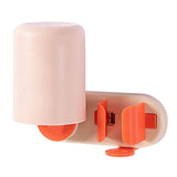 Bathroom Toothbrush Holder Multifunctional Wall Mounted Toothbrush Storage Rack for HouseholdPink Orange with Cup In Australia - Darrahopens