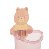 Wall Mounted Bathroom Toothbrush Holder Toothpaste Storage Box Home Storage RackPink