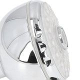 G1/2 Male Thread Shower Head Temperature Controlled 3 Color Changing Rainfall LED Fixed Shower Head for Bathroom