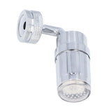Water Faucet Fashion LED Tricolor Temperature Control Faucet for Bathroom Kitchen 3/4in External Teeth In Australia - Darrahopens