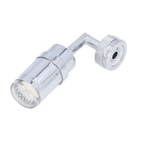 Water Faucet Fashion LED Tricolor Temperature Control Faucet for Bathroom Kitchen 3/4in External Teeth