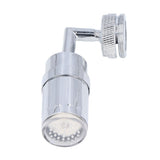 Water Faucet Fashion LED Tricolor Temperature Control Faucet for Bathroom Kitchen 3/4in External Teeth In Australia - Darrahopens