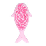 Baby Bath Brush Cartoon Whale Shape Silicone Soft Hair Baby Bath Shampoo Massage Cleaning Shower Brush Kids Bath Toys Pink In Australia - Darrahopens