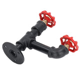 Industrial Pipe Coat Hook Rack Heavy Duty Rustic Hat Robe Towel Wall Mounted Holder Hanger Type C