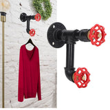 Industrial Pipe Coat Hook Rack Heavy Duty Rustic Hat Robe Towel Wall Mounted Holder Hanger Type C