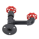 Industrial Pipe Coat Hook Rack Heavy Duty Rustic Hat Robe Towel Wall Mounted Holder Hanger Type C