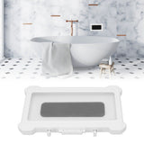 Shower Phone Holder Waterproof Case Touch Screen Rotating Phone Holder Wall Mount Shelf for Bathroom Kitchen 9801W White