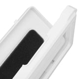 Shower Phone Holder Waterproof Case Touch Screen Rotating Phone Holder Wall Mount Shelf for Bathroom Kitchen 9801W White