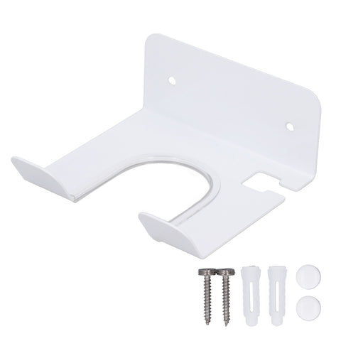 Wall Mounted Hair Dryer Holder Stainless Steel Hair Blow Dryer Rack for Home Washroom Bathroom White In Australia - Darrahopens