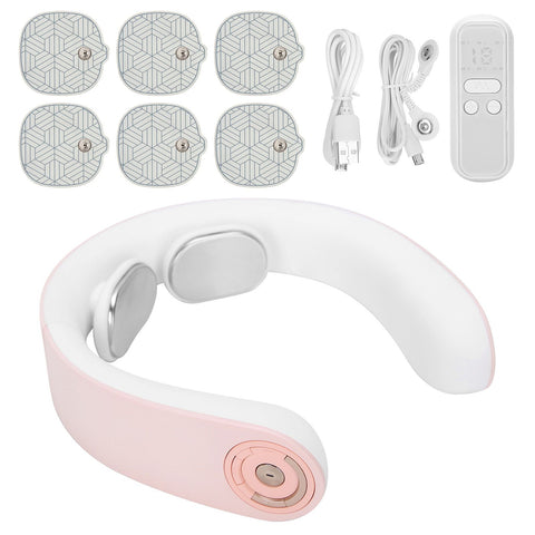 Pulse Neck Massager 15 Levels Adjustable 42℃ Constant Temperature Intelligent Massage Instrument In Australia - Darrahopens
