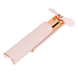 Portable Mini Electric Fan USB Rechargeable Handheld Cooling Fan for Outdoor Traveling