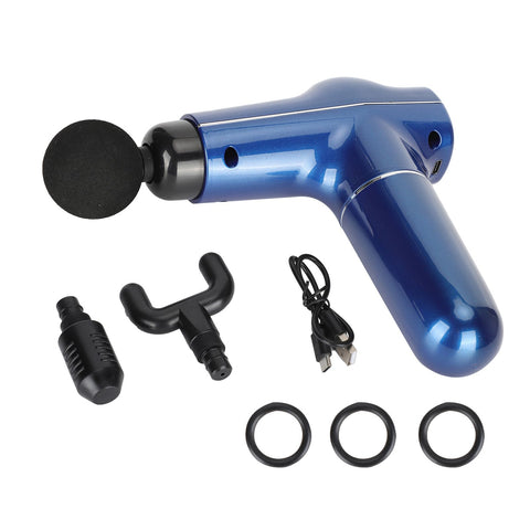 Mini Muscle Stimulator Body Relaxation Portable Muscle Massager Equipment with 3 Gears(Blue Metallic PaintUV Varnishing ) In Australia - Darrahopens