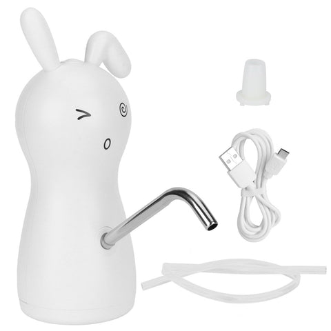 Electric Water Dispenser Portable USB Charging 450ml Quantitative for 4.5L‑18.9L Barreled Water Rabbit Shape In Australia - Darrahopens