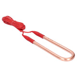 220V Brass Electric Heating Tube AntiExplosion UShape Heating Pipe Heater with 45.3in Cable(1KW 23 x 6.5 x 1cm/9.1 x 2.6 x 0.4in )