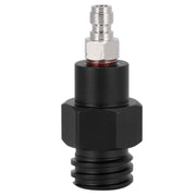 8mm Male Quick Plug to Male Thread TR21-4 CO2 Cylinder Tank Adapter Connector for Soda Club(Black ) In Australia - Darrahopens