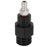 8mm Male Quick Plug to Male Thread TR21-4 CO2 Cylinder Tank Adapter Connector for Soda Club(Black ) In Australia - Darrahopens