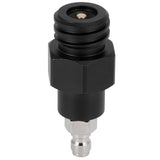 8mm Male Quick Plug to Male Thread TR21-4 CO2 Cylinder Tank Adapter Connector for Soda Club(Black ) In Australia - Darrahopens