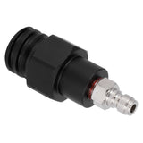 8mm Male Quick Plug to Male Thread TR21-4 CO2 Cylinder Tank Adapter Connector for Soda Club(Black ) In Australia - Darrahopens