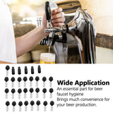 25PCS Beer Plugs Tap Brush 5PCS Beer Tap Cover Faucet Cap Beer Machine Faucet Accessories Set