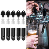 5Pcs Beer Tap Brush 5Pcs Draft Beer Faucet Cap Set Accessories for Home Bar Use