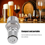 19/32‑18 Ball Lock Post with 1/2in NPT Male Thread Gas Ball Lock Keg Post Adapter for Corny Keg