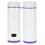 360ml Vacuum Cup LED Intelligent Digital Water Bottle with 3‑Color Temperature DisplayPurple