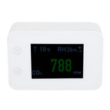 2.8in Air Quality Detector Infrared Induction Digital CO2 PM2.5 Tester USB Charging White In Australia - Darrahopens