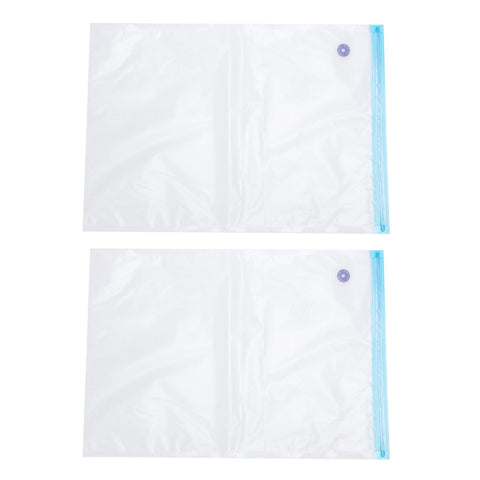 2PCS 50x35CM Vacuum Zipper Bags Vacuum Food Sealer Storage Bags with 3CM Sealing Mouth In Australia - Darrahopens