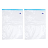 2PCS 50x35CM Vacuum Zipper Bags Vacuum Food Sealer Storage Bags with 3CM Sealing Mouth In Australia - Darrahopens