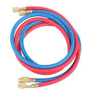 Air Conditioner Refrigerant Recharge Hose AirConditioning Refrigeration Adding Tool Accessory(Double English Standard Joint 2Pcs 1.5meters ) In Australia - Darrahopens
