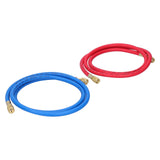 Air Conditioner Refrigerant Recharge Hose AirConditioning Refrigeration Adding Tool Accessory(Double English Standard Joint 2Pcs 1.5meters ) In Australia - Darrahopens