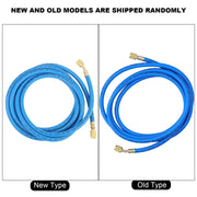 Air Conditioner Refrigerant Recharge Hose AirConditioning Refrigeration Adding Tool Accessory(Double joint standard anglais 1Pc 3 mètres )