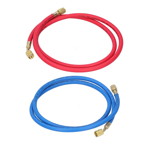 Refrigerant Charging Hose Fluoride Adding Tube Car Air Conditioning Repair Tool Car AccessoriesFor R410 2Pcs 1.5m In Australia - Darrahopens