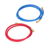 Refrigerant Charging Hose Fluoride Adding Tube Car Air Conditioning Repair Tool Car AccessoriesFor R410 2Pcs 1.5m In Australia - Darrahopens