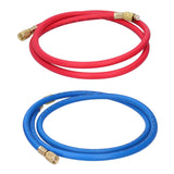 Refrigerant Charging Hose Fluoride Adding Tube Car Air Conditioning Repair Tool Car AccessoriesFor R410 2Pcs 1.5m In Australia - Darrahopens