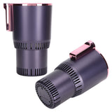 12V Car Cup Cooler Warmer Portable Car Heating Cooling Cup Holder for Home Travel UseRose Gold