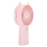 Mini Fan Portable Hand Held Cute Mute Electric Cooling Fan for Home Office Travel Pink In Australia - Darrahopens