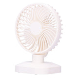 Table Fan Adjustable Portable Mini Fan 3‑Speeds Desktop Fan for Office Home USB Charging