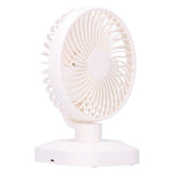 Table Fan Adjustable Portable Mini Fan 3‑Speeds Desktop Fan for Office Home USB Charging