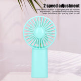 Mini Handheld Fan Desktop Portable USB Rechargeable Fan for Home Office with Aromatherapy Tablets