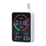 Air Quality Monitor Digital CO2 Meter Carbon Dioxide Detector Portable Temperature Humidity Tester