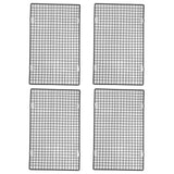 4PCS Barbecue Cooling Rack Stainless Steel Cooling Grid Tray Cake Cookies Baking Rack for Kitchen In Australia - Darrahopens