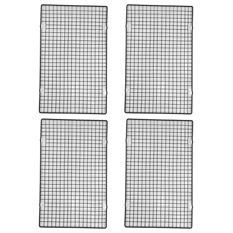 4PCS Barbecue Cooling Rack Stainless Steel Cooling Grid Tray Cake Cookies Baking Rack for Kitchen In Australia - Darrahopens