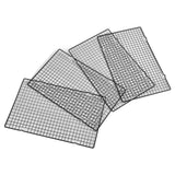 4PCS Barbecue Cooling Rack Stainless Steel Cooling Grid Tray Cake Cookies Baking Rack for Kitchen