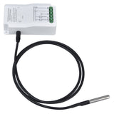 WiFi Temperature Humidity Switch Module Dual Relay Output with Temperature Probe 90‑250V for TUYA Smart App