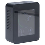 Bluetooth Carbon Dioxide Air Quality Monitor TVOC Tester 60 Day Data Storage Humidity Temperature Meter USB Power SupplyBlack