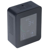 Bluetooth Carbon Dioxide Air Quality Monitor TVOC Tester 60 Day Data Storage Humidity Temperature Meter USB Power SupplyBlack