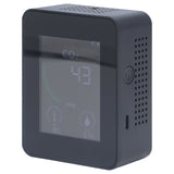 Bluetooth Carbon Dioxide Air Quality Monitor TVOC Tester 60 Day Data Storage Humidity Temperature Meter USB Power SupplyBlack In Australia - Darrahopens