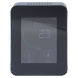 Bluetooth Carbon Dioxide Air Quality Monitor TVOC Tester 60 Day Data Storage Humidity Temperature Meter USB Power SupplyBlack